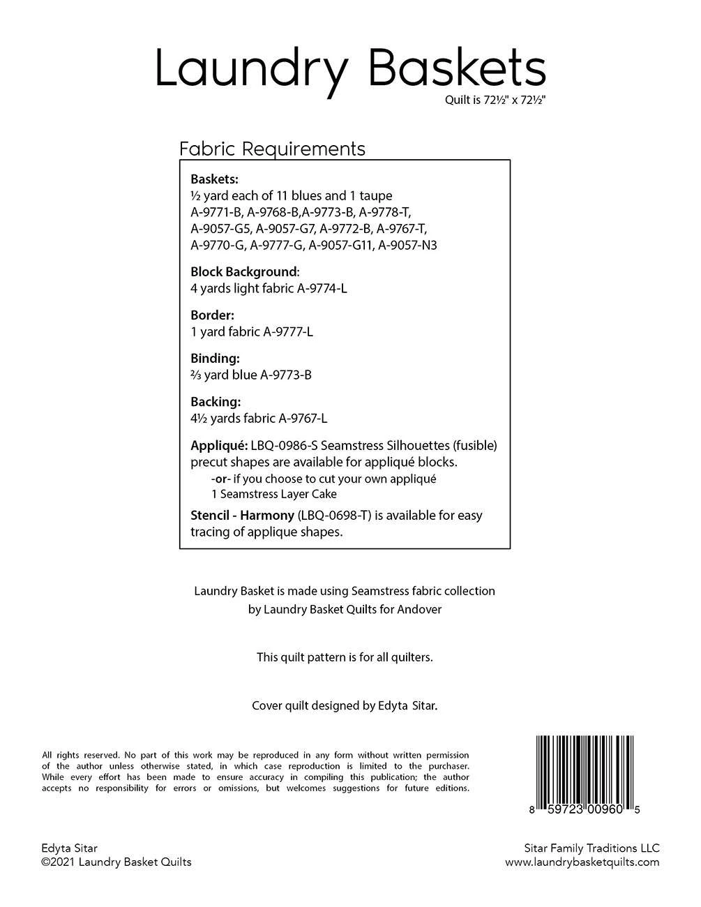 Laundry Baskets Pattern 2 Laundry Baskets Pattern - Image 2