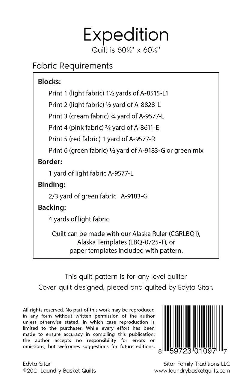 Expedition Pattern By Laundry Basket Quilts 2 Expedition Pattern By Laundry Basket Quilts - Image 2