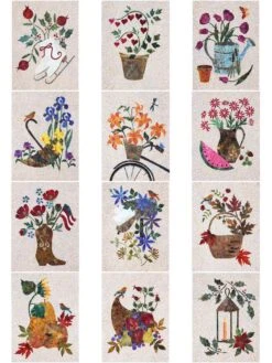 Seasonal Silhouettes Full Set Pre-Cut Applique Shapes By Edyta Sitar