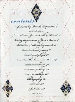 Quilted Diamonds 1 -Keepsake Quilting Shop LFQD02 03