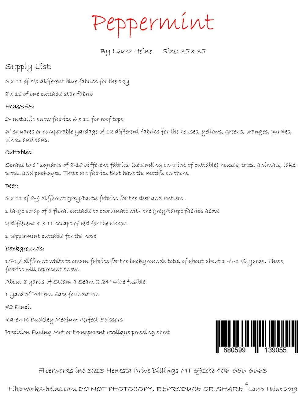 Peppermint Collage Quilt Pattern By Laura Heine 2 Peppermint Collage Quilt Pattern By Laura Heine - Image 2