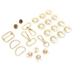 Hardware Kit Magnolia Drawstring Bucket Bag Gold