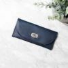 Lucky Penny Wallet Kit - Navy Pebble 3 Lucky Penny Wallet Kit - Navy Pebble -Keepsake Quilting Shop LST115K1