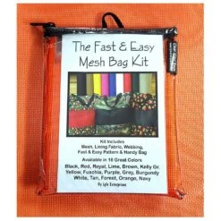 Fast And Easy Orange Mesh Bag Kit