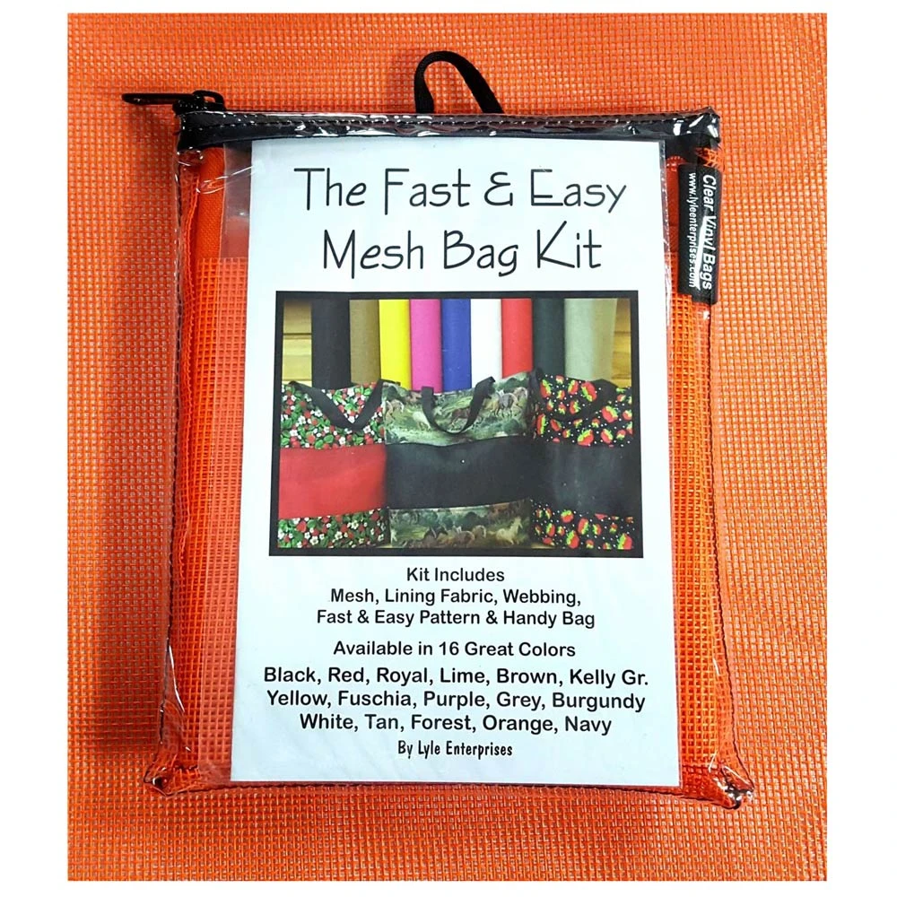 Fast And Easy Orange Mesh Bag Kit 1 Fast And Easy Orange Mesh Bag Kit