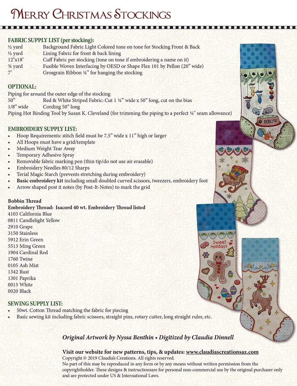 Merry Christmas Stockings 2 Merry Christmas Stockings - Image 2