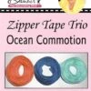Ocean Commotion 3 Yards Of Reversible Coil Zipper Tape With 8 Slides 2 Ocean Commotion 3 Yards Of Reversible Coil Zipper Tape With 8 Slides -Keepsake Quilting Shop MD024DD 01