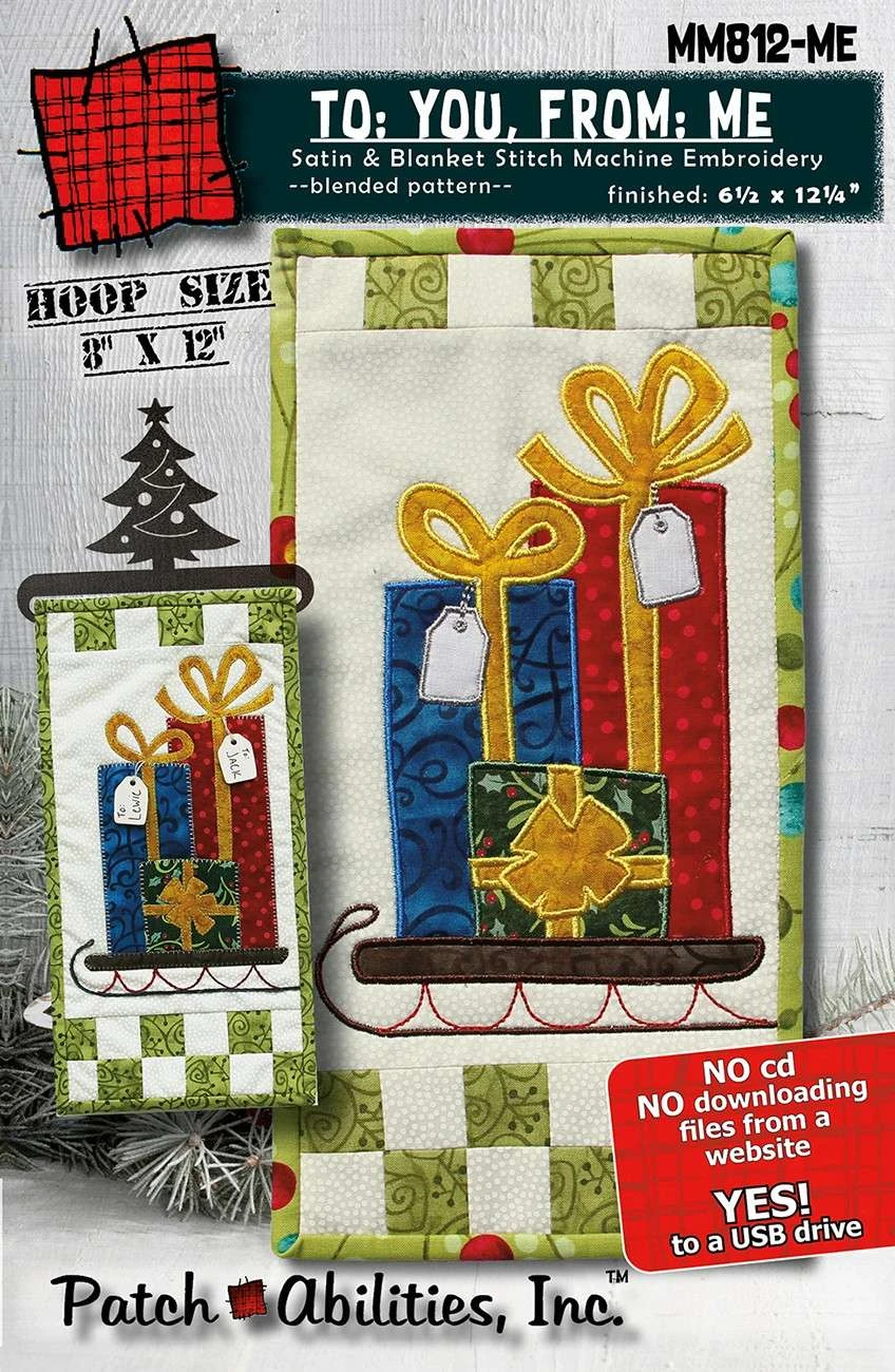 To You From Me Machine Embroidery Version Pattern 1 To You From Me Machine Embroidery Version Pattern