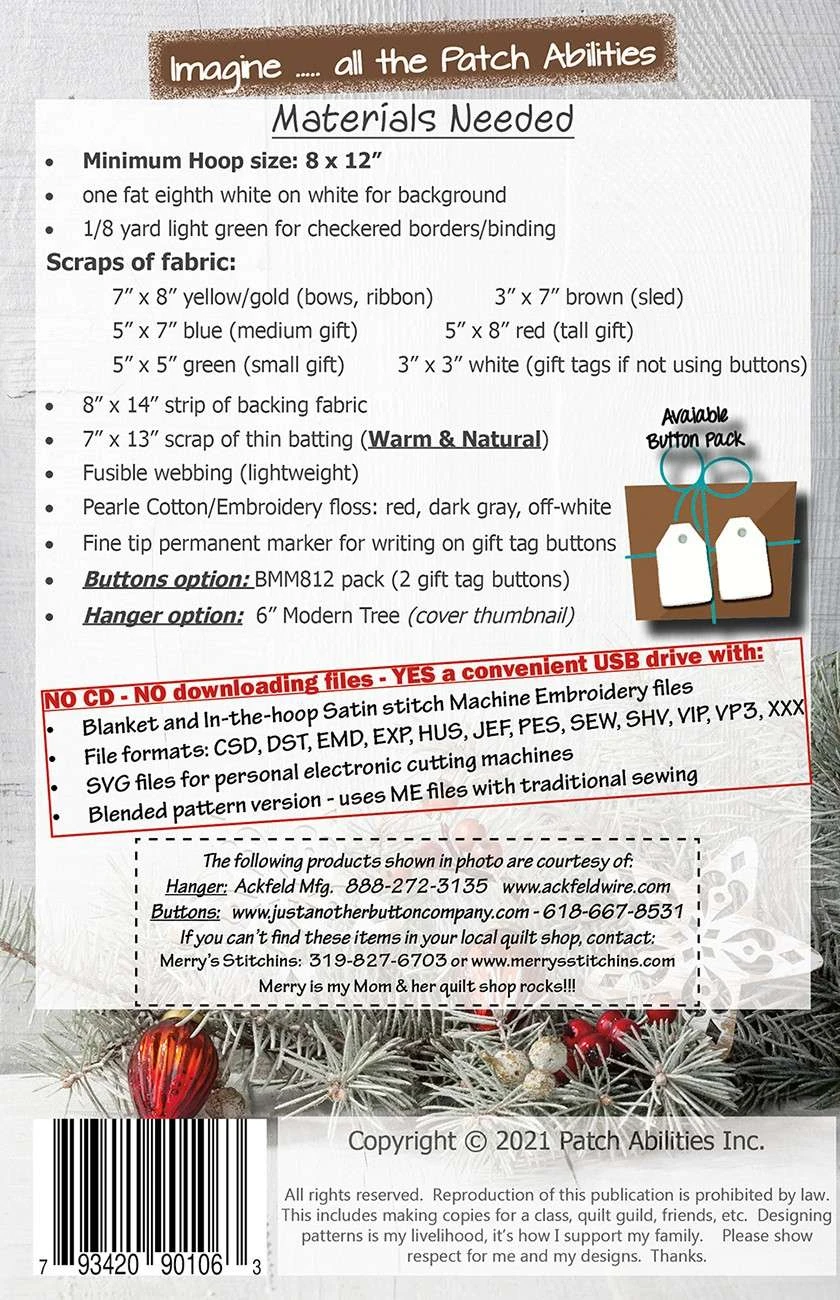 To You From Me Machine Embroidery Version Pattern 2 To You From Me Machine Embroidery Version Pattern - Image 2