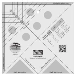 Creative Grids Cat's Cradle Tool Quilt Ruler