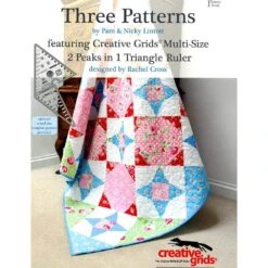 Three Patterns Book 1 - 2 Peaks In 1 Triangle Ruler - Softcover