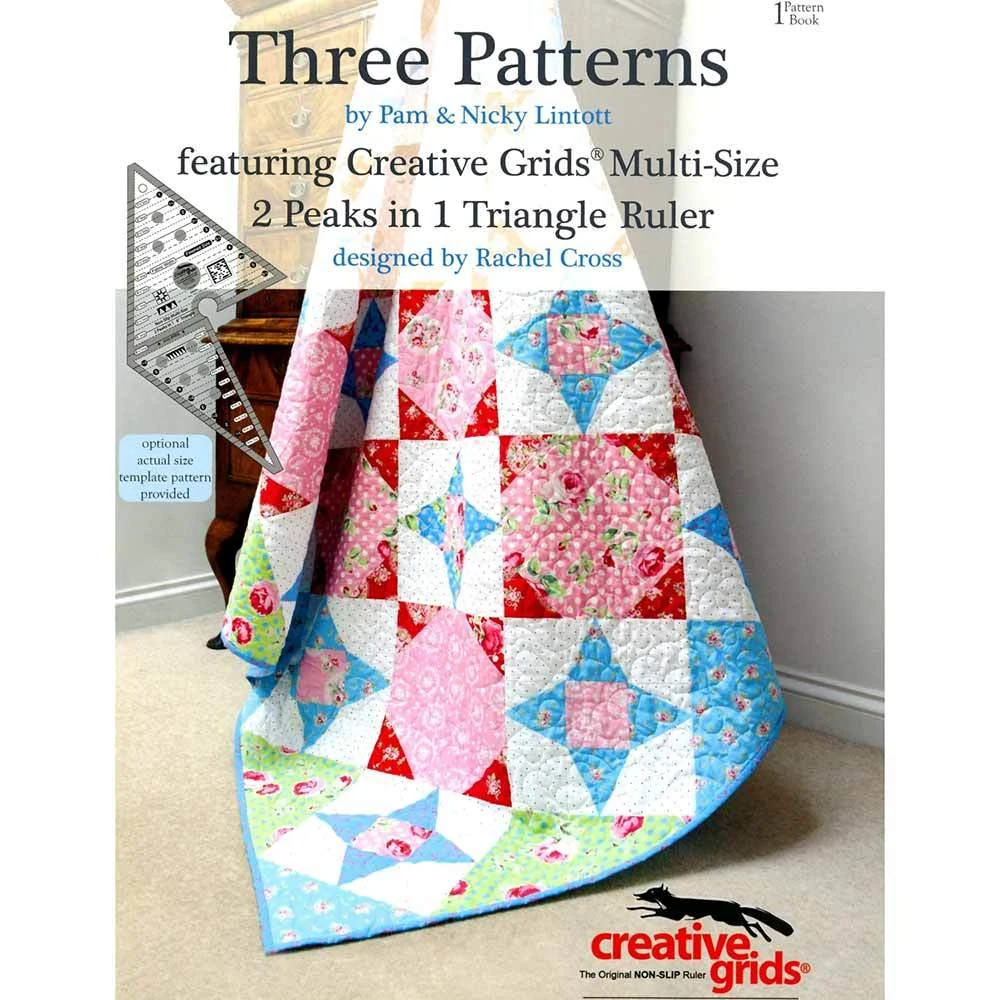 Three Patterns Book 1 - 2 Peaks In 1 Triangle Ruler - Softcover 1 Three Patterns Book 1 - 2 Peaks In 1 Triangle Ruler - Softcover