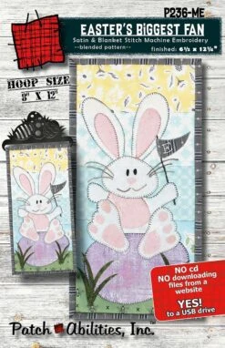 Easters Biggest Fan Machine Embroidery Version