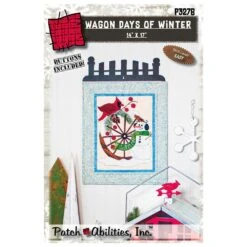 Wagon Days Of Winter With Buttons - Pattern