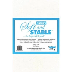 Soft And Stable White 100% Polyester Stabilizer 18in X 58in