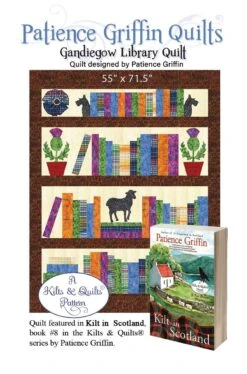 Gandiegow Library Quilt Pattern By Patience Griffin