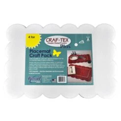 Bosal Craf Tex Double Sided Fusible Placemat Craft Pack 12-1/2in X