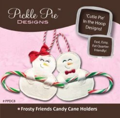Frosty Friends Candy Cane Holders Downloadable Pattern