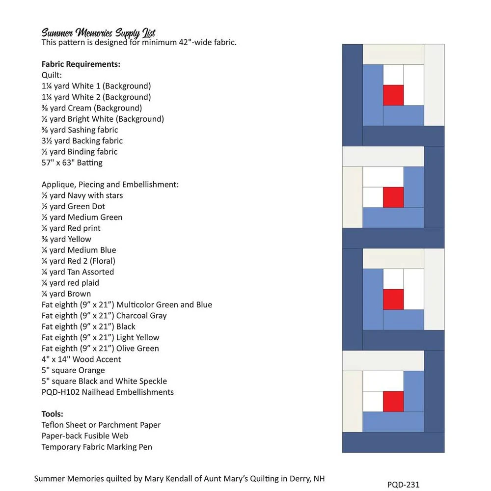 Summer Memories Pattern 2 Summer Memories Pattern - Image 2