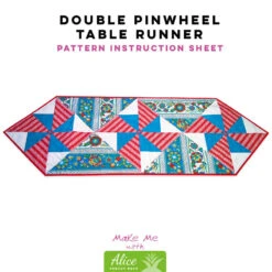 Double Pinwheel Table Runner - Alice Pineapple Pack Pattern