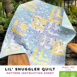 Lil' Snuggler Quilt - Alice Pineapple Pack Pattern