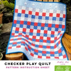 Checker Play Quilt - Alice Pineapple Pack Pattern