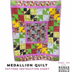 Medallion Quilt - 10-Piece Bonus Quarter Bundle Pattern
