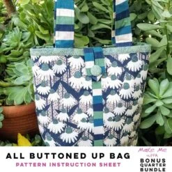 All Buttoned Up Bag - 6-Piece Bonus Quarter Bundle Pattern