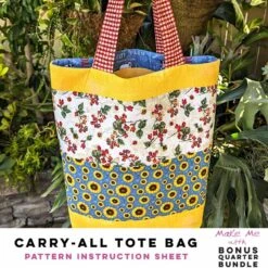 Carry-All Tote Bag - Bonus Quarter Bundle Pattern