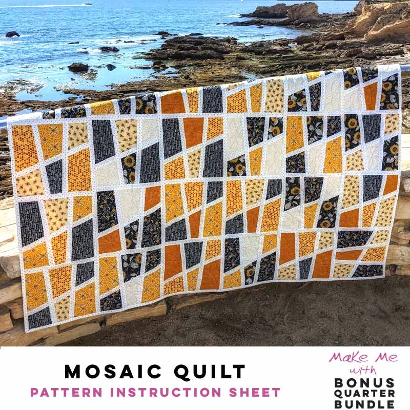 Mosaic Quilt - 8-Piece Bonus Quarter Bundle Pattern 1 Mosaic Quilt - 8-Piece Bonus Quarter Bundle Pattern