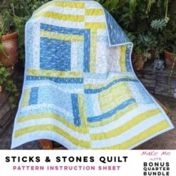 Sticks And Stones Quilt - 6-Piece Bonus Quarter Bundle Pattern