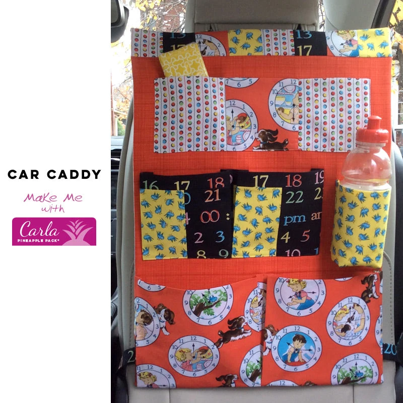 Car Caddy - Carla Pineapple Pack Pattern 2 Car Caddy - Carla Pineapple Pack Pattern - Image 2