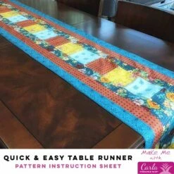 Quick & Easy Table Runner - Carla Pineapple Pack Pattern