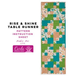 Rise And Shine Table Runner - Carla Pineapple Pack Pattern