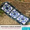 Nouveau Table Runner - Diana Pineapple Pack Pattern 8 Nouveau Table Runner - Diana Pineapple Pack Pattern -Keepsake Quilting Shop PR DIANA NT 01