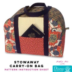 Stowaway Carry-on Bag - Diana Pineapple Pack Pattern