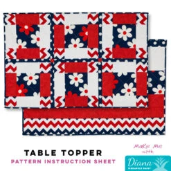 Table Topper - Diana Pineapple Pack Pattern