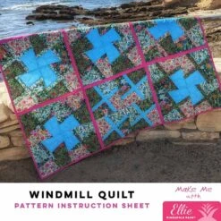 Windmill Quilt - Ellie Pineapple Pack Pattern