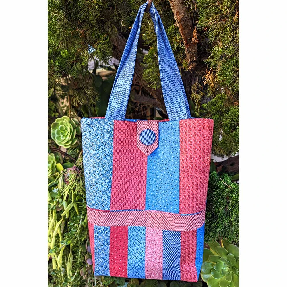 Ten Fabrics Handbag - Fat Eighth Pattern 2 Ten Fabrics Handbag - Fat Eighth Pattern - Image 2