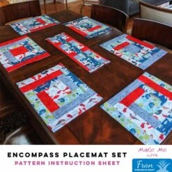 Encompass Placemat Set - Fran Pineapple Pack Pattern