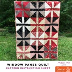 Window Panes Quilt - Grace Pineapple Pack Pattern