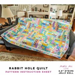 Rabbit Hole Quilt - 2.5" Strips/Jelly Roll Pattern