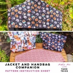 Jacket And Handbag Companion - Yard Trios Pattern