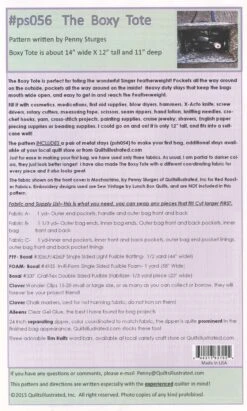 Boxy Tote -Keepsake Quilting Shop PS056 02 4fb0341c 54c8 4813 bc6d c04228cba0bc