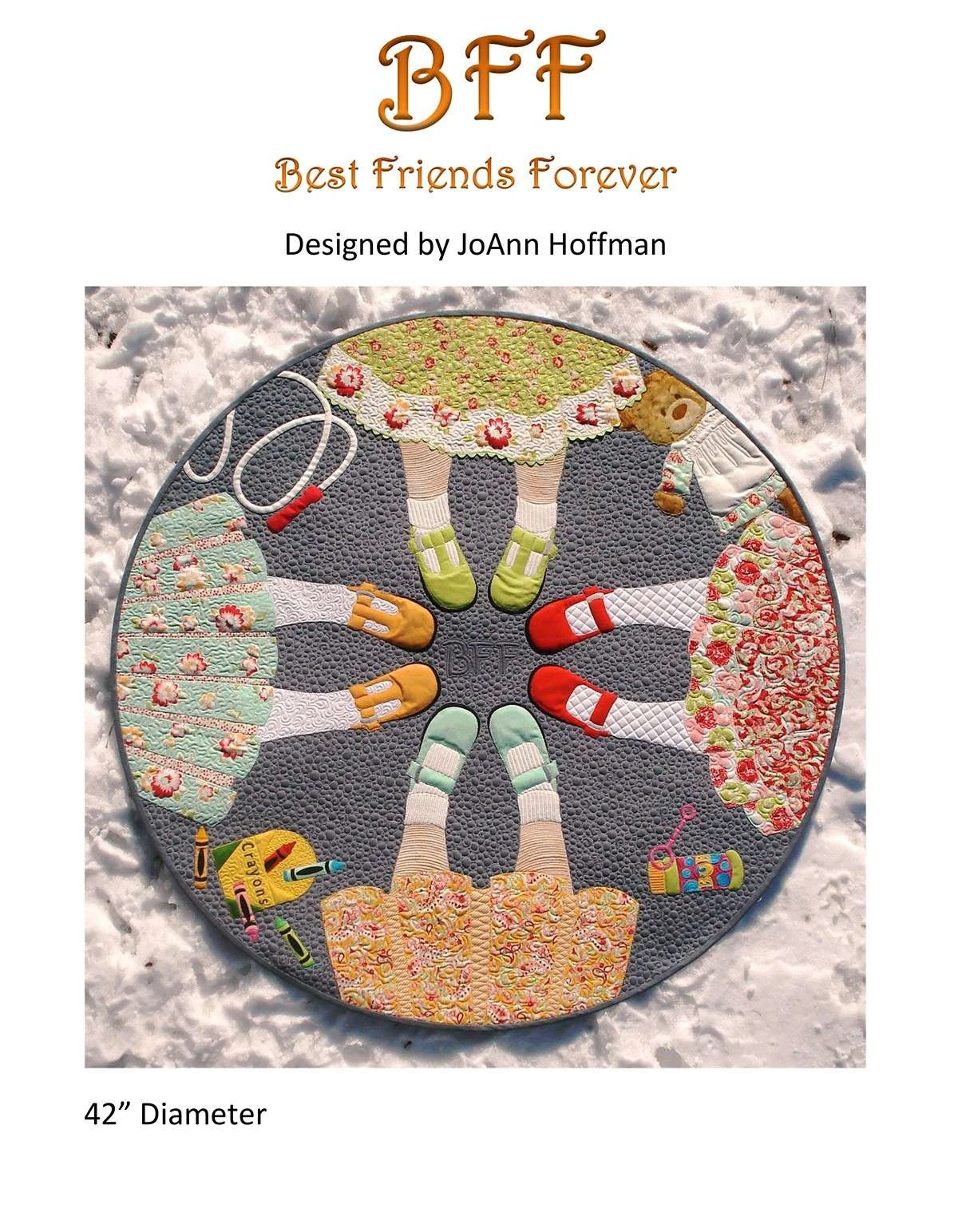 BFF Pattern Quilt Pattern By JoAnn Hoffman 1 BFF Pattern Quilt Pattern By JoAnn Hoffman