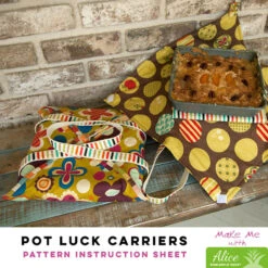 Pot Luck Carriers - Alice Pineapple Pack Pattern