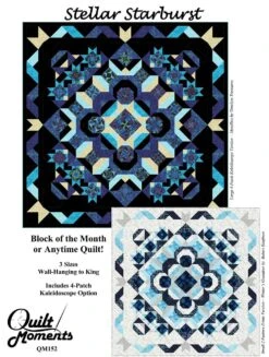 Stellar Starburst Quilt Pattern By Marilyn Foreman - Pattern Only