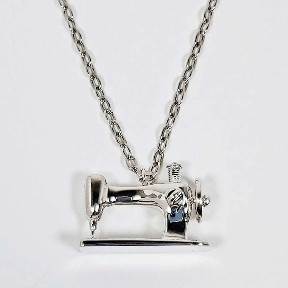 Sewing Machine Pendant Silver 1 Sewing Machine Pendant Silver