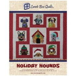 Holiday Hounds Applique Machine Embroidery CD