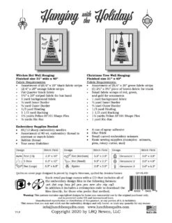 Hanging With The Holidays Applique Machine Embroidery Code And CD 7 Hanging With The Holidays Applique Machine Embroidery Code And CD -Keepsake Quilting Shop QP HL DD 02 afab83ed 08a1 4e0a b0b7 8a00e8da457b